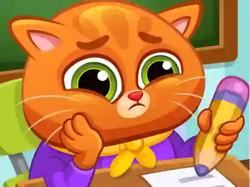 Игра Lovely Virtual Cat At School онлајн