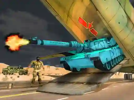 Игра Offroad Army Transporter онлајн