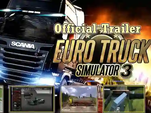 Игра Euro Truck Drive онлајн