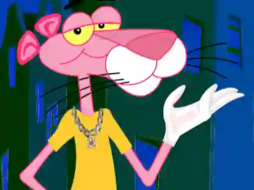 Игра Pink Panther Dress Up онлајн
