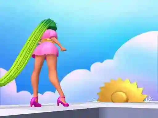 Игра Keep Long Hair онлајн