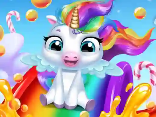 Игра Glitter Unicorn Dress Up Girls онлајн