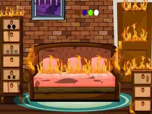 Игра Fired House Escape онлајн