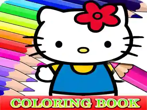 Игра Coloring Book for Hello Kitty онлајн