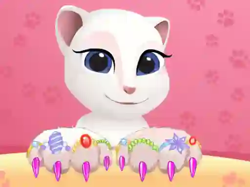 Игра Talking Tom Angela Great Manicure онлајн