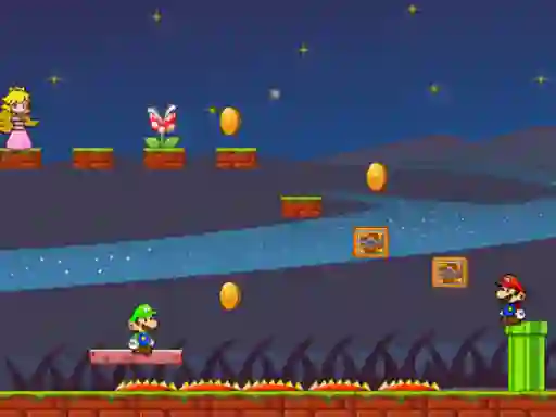 Игра Mario Bros Save Princess онлајн