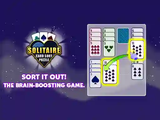 Игра Solitaire Card Sort Puzzle онлајн