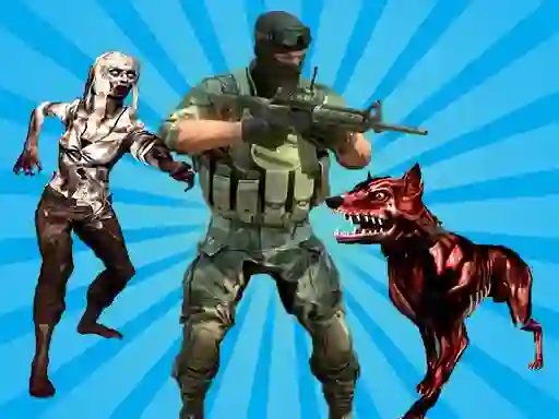Игра Good Guys VS Bad Boys Zombie онлајн