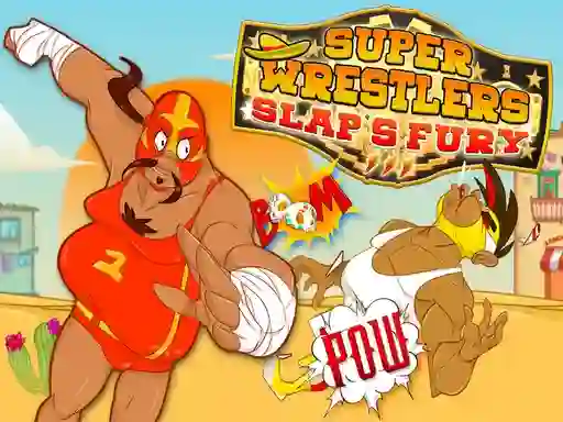 Игра Super Wrestlers : Slaps Fury онлајн