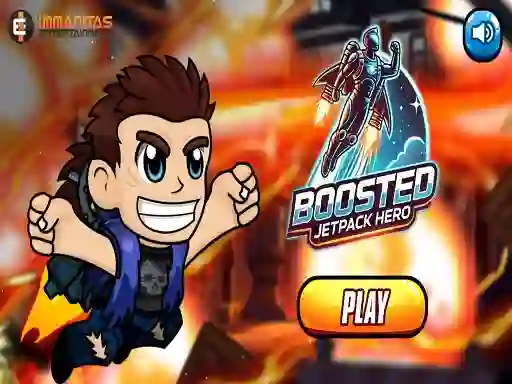 Игра Boosted Jetpack Hero онлајн