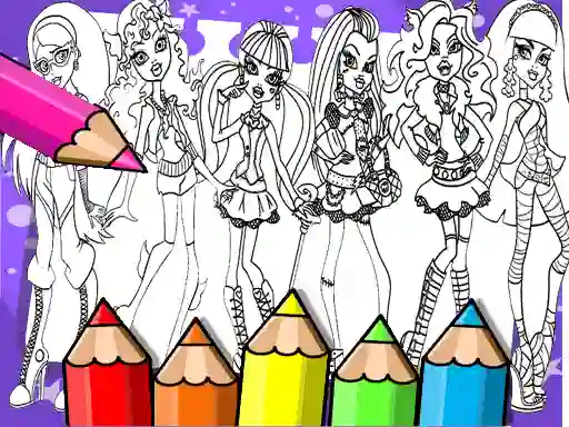 Игра Monster High Coloring Book онлајн