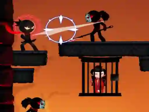Игра Ninja Stickman Warrior онлајн