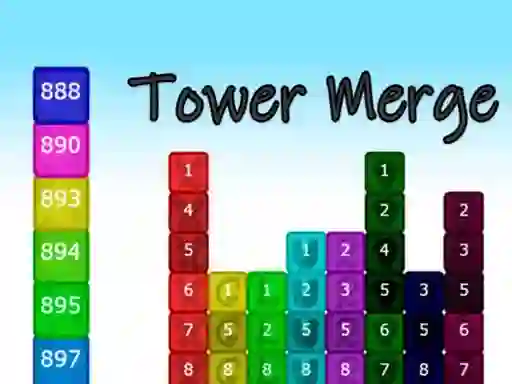Игра Tower Merge онлајн