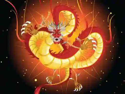 Игра Chinese Dragons Coloring онлајн