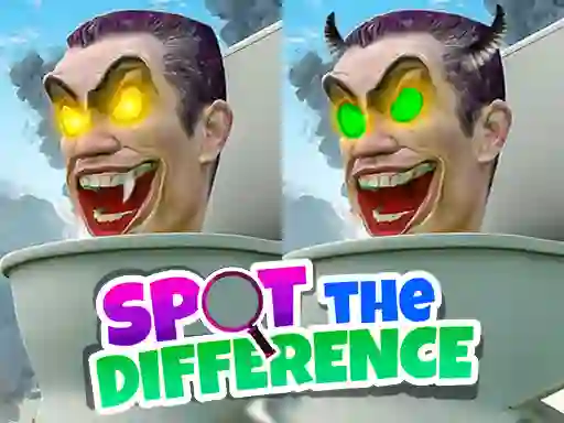 Игра Skibidi Toilet Spot the Difference онлајн