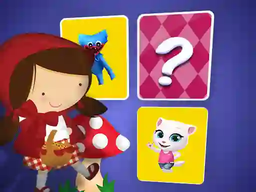 Игра Little Red Riding Hood Memory Card Match онлајн