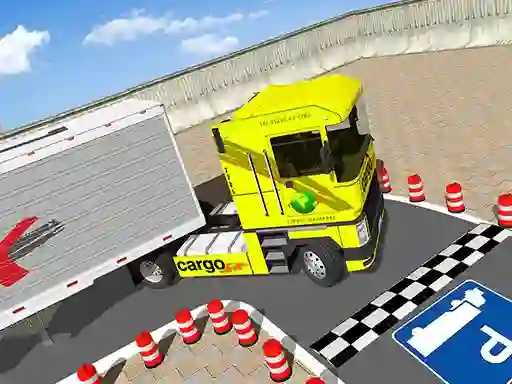 Игра Cargo Truck Parking 2021 онлајн