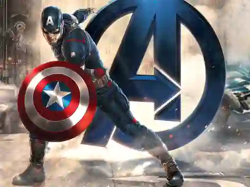 Игра Captain American Jigsaw Puzzle онлајн