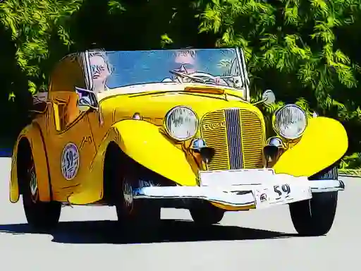 Игра Old Cars Puzzle онлајн