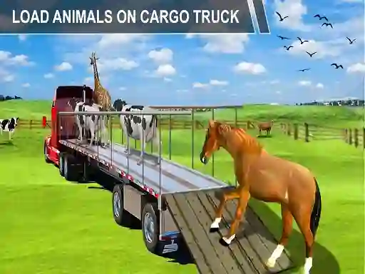Игра Animal Cargo Transporter Truck Game 3D онлајн
