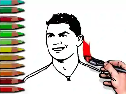 Игра Ronaldo Coloring Book онлајн