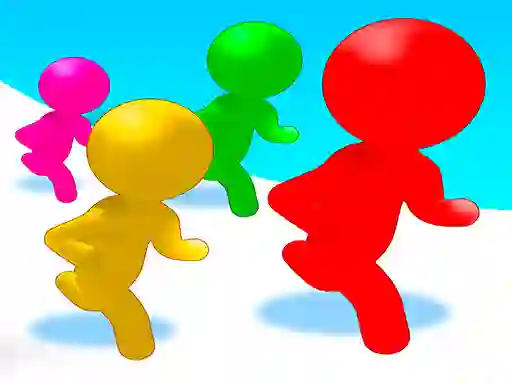 Игра Stickmen Color Run Switch онлајн