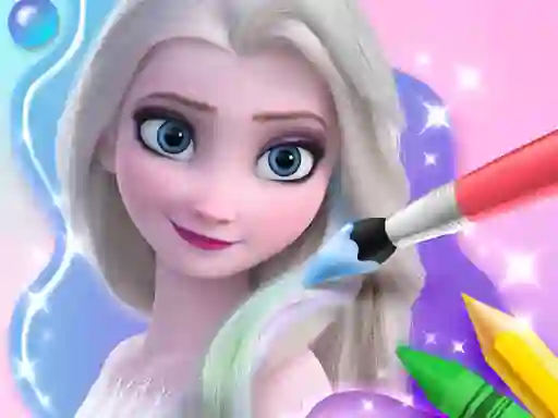 Игра Coloring Book For Elsa онлајн