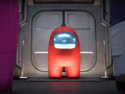 Игра Amongus Geometry Jump онлајн