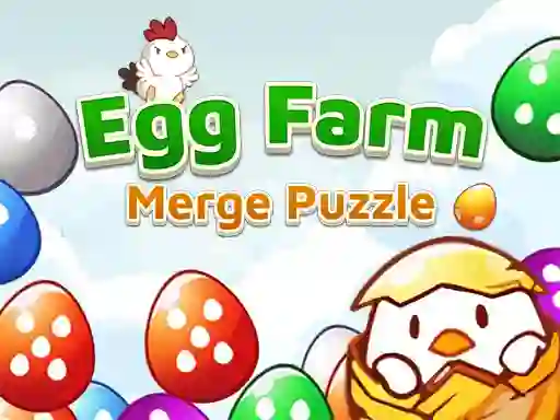 Игра Egg Farm Merge Puzzle онлајн