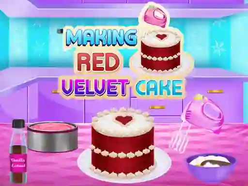 Игра Making Red Velvet Cake онлајн