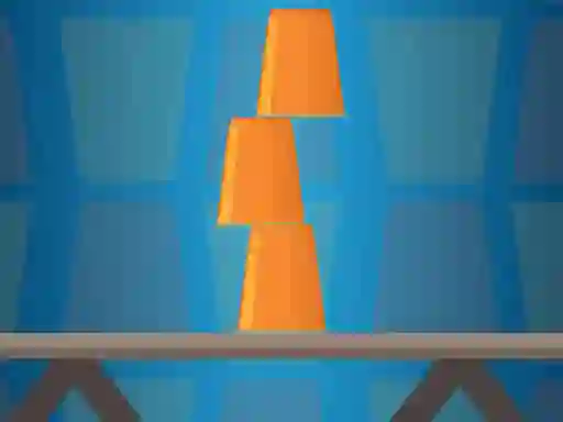 Игра Cups Tower Builder онлајн