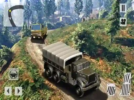 Игра US OffRoad Army Truck Driver онлајн