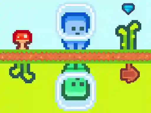 Игра Two Aliens Adventure онлајн