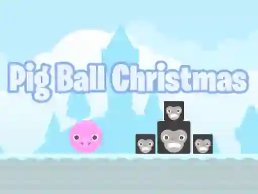 Игра Pig Ball Christmas онлајн