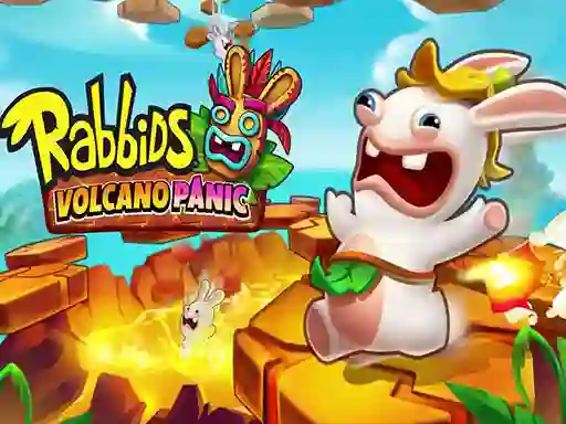 Игра Rabbids Volcano Panic онлајн