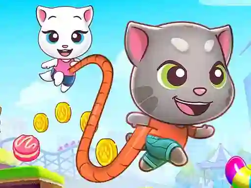 Игра Tom & Angela Jump онлајн