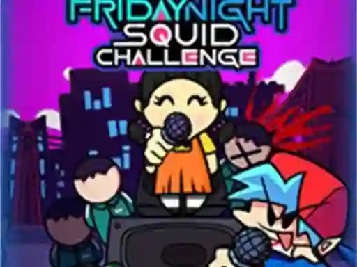 Игра Super Friday Night Squid Challenge Game онлајн