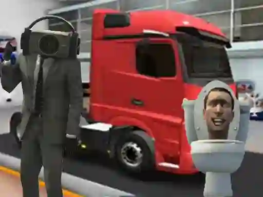 Игра Truck Simulator Skibidi Toilet онлајн