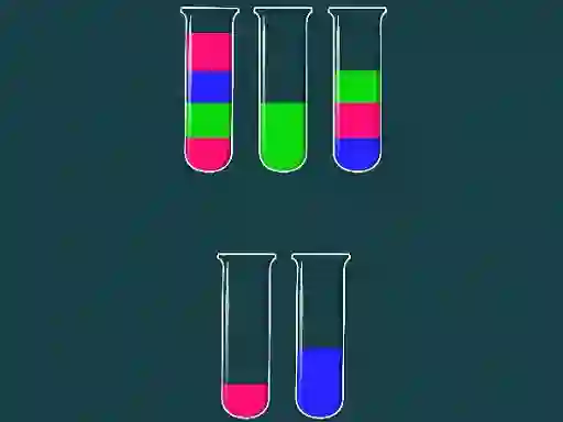 Игра Water Sorting Color in the bottle онлајн