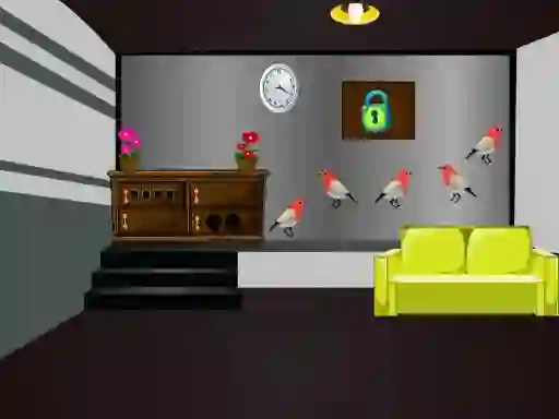 Игра Grey Checked Room Escape онлајн