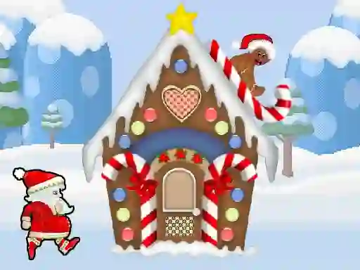Игра Santa Christmas Run онлајн