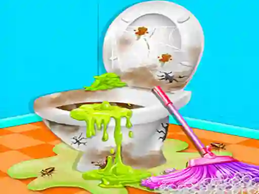 Игра Dirty Home Cleaning Fix онлајн