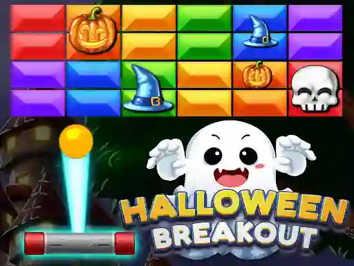 Игра Halloween Breakout онлајн
