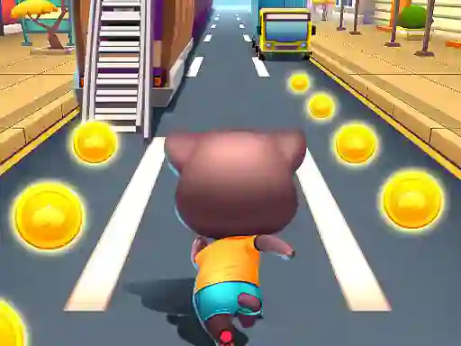 Игра Paw Puppy Kid Subway Surfers Runner онлајн