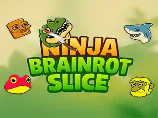 Игра Ninja brainrot Slice онлајн