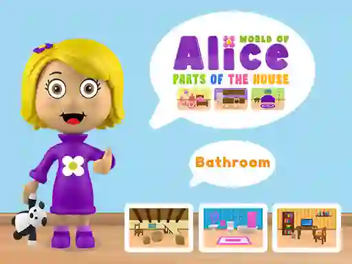 Игра World of Alice Parts of the House онлајн