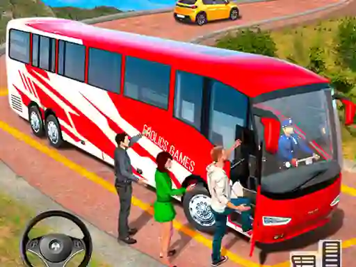 Игра Modern Bus Simulator New Parking Games онлајн