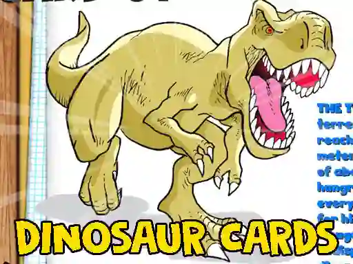 Игра Dinosaur Cards онлајн