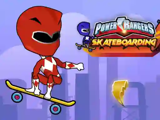 Игра Power Rangers Skateboading онлајн