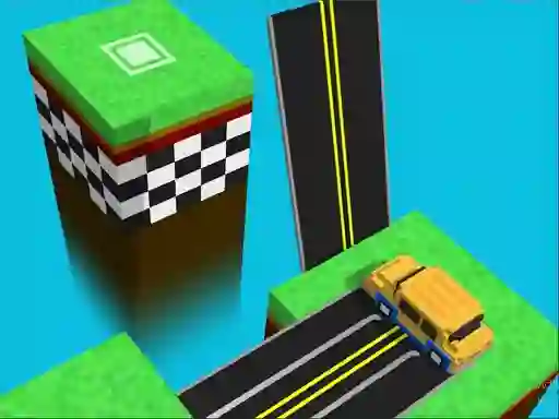 Игра Blocky Taxy ZigZag онлајн